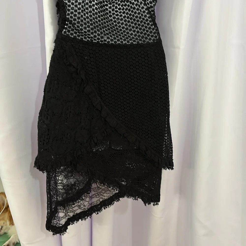 Opening Ceremony Black Lace Dress s - Picture 6 of 8